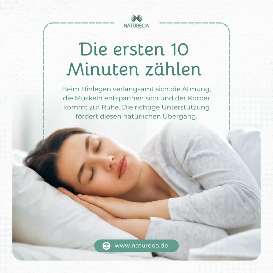 Post “Die ersten 10 Minuten zählen” about the first minutes of sleep