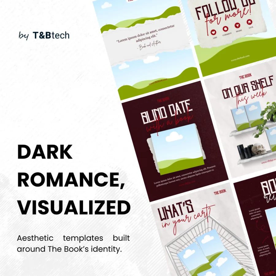 Canva шаблоните за The Book в една презентация