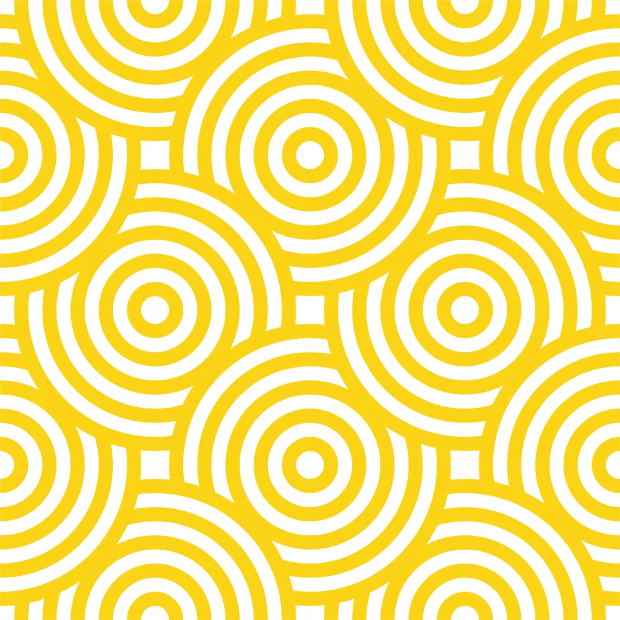 The FLX pattern of overlapping yellow circles