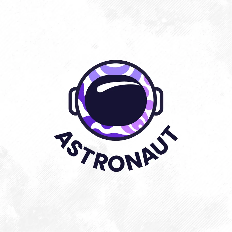 The elliptical Astronaut logo
